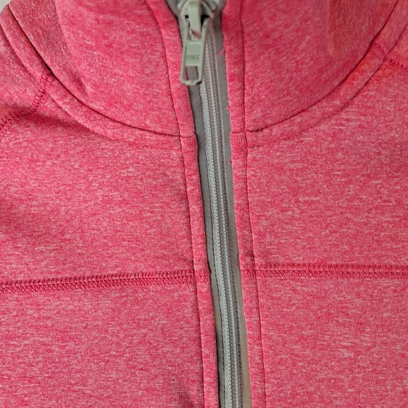 PINK 1/4 Zip Athletic Top Size XS - Picture 6 of 12